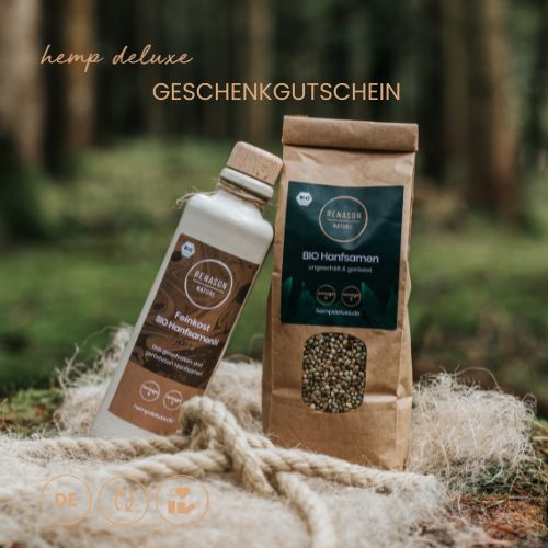 Geschenkgutschein RENASON® NATURE – Hempdeluxe